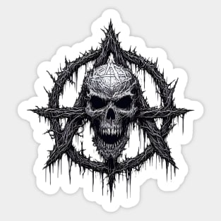 Sinister Anarchy Symbol Sticker